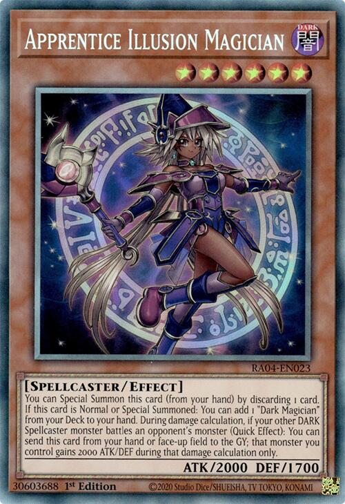 Apprentice Illusion Magician [RA04-EN023] Prismatic Collector's Rare | Chromatic Games
