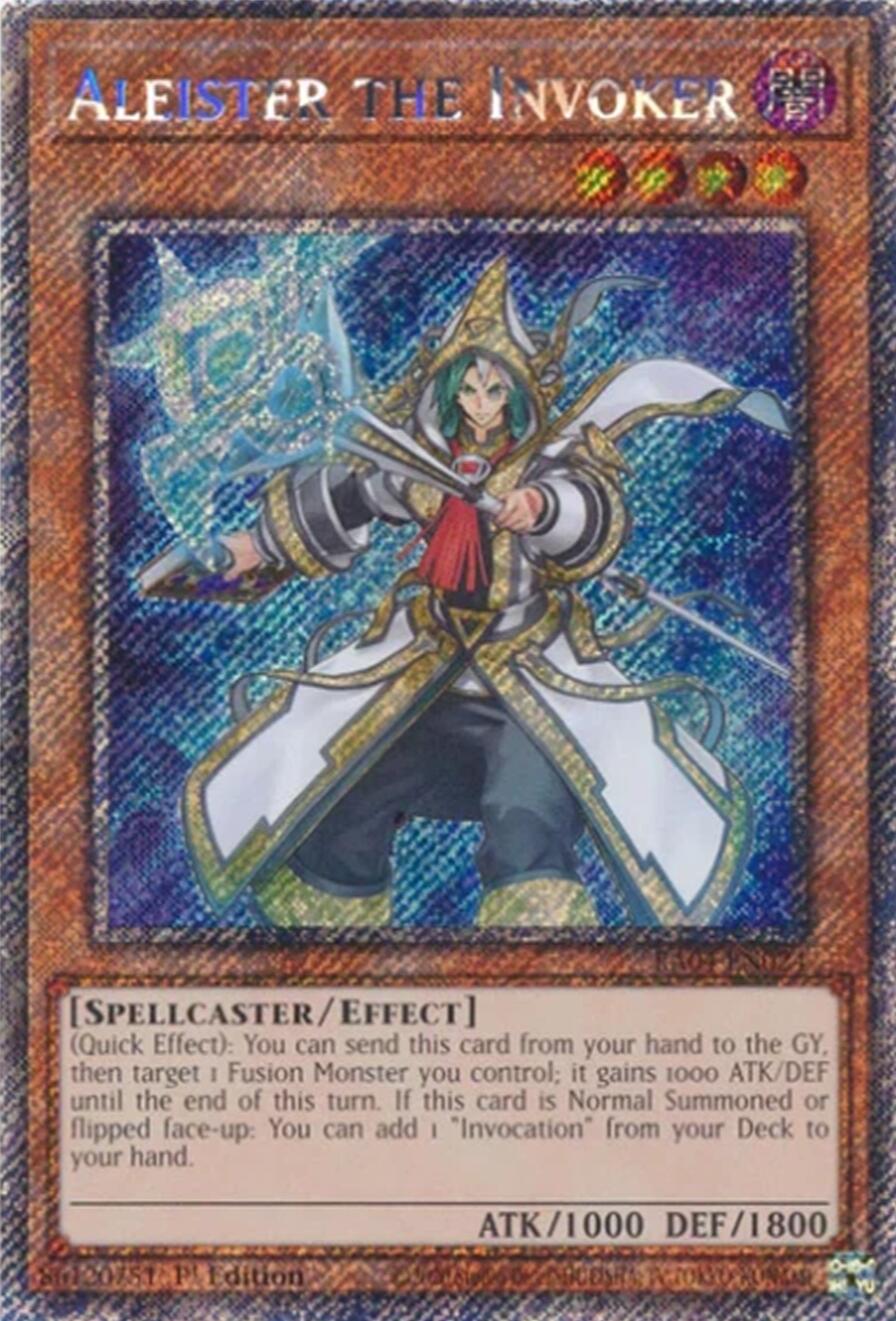 Aleister the Invoker (Alternate Art) [RA04-EN024] Platinum Secret Rare | Chromatic Games