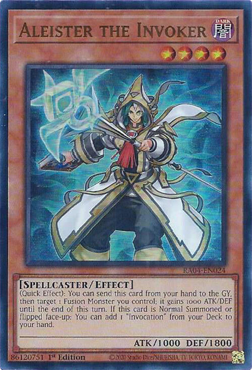Aleister the Invoker (Alternate Art) [RA04-EN024] Ultra Rare | Chromatic Games