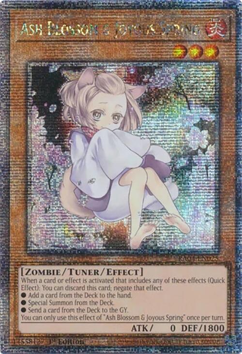 Ash Blossom & Joyous Spring (Alternate Art) [RA04-EN025] Quarter Century Secret Rare | Chromatic Games