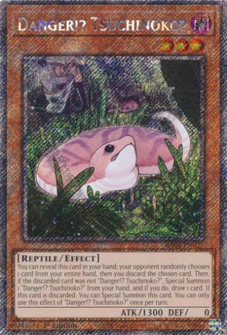 Danger!? Tsuchinoko? [RA04-EN027] Platinum Secret Rare | Chromatic Games