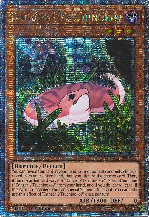 Danger!? Tsuchinoko? [RA04-EN027] Quarter Century Secret Rare | Chromatic Games