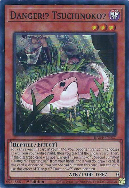 Danger!? Tsuchinoko? [RA04-EN027] Super Rare | Chromatic Games