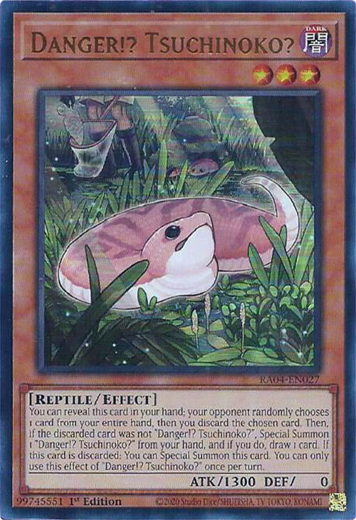 Danger!? Tsuchinoko? [RA04-EN027] Ultra Rare | Chromatic Games