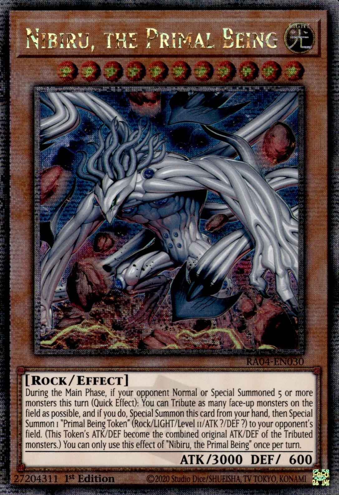 Nibiru, the Primal Being (New Art) [RA04-EN030] Quarter Century Secret Rare | Chromatic Games