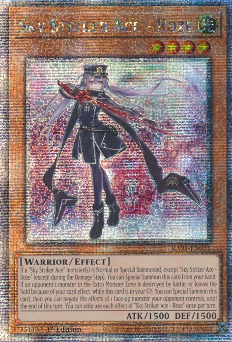 Sky Striker Ace - Roze [RA04-EN031] Quarter Century Secret Rare | Chromatic Games