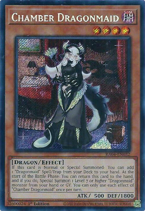 Chamber Dragonmaid [RA04-EN032] Secret Rare | Chromatic Games