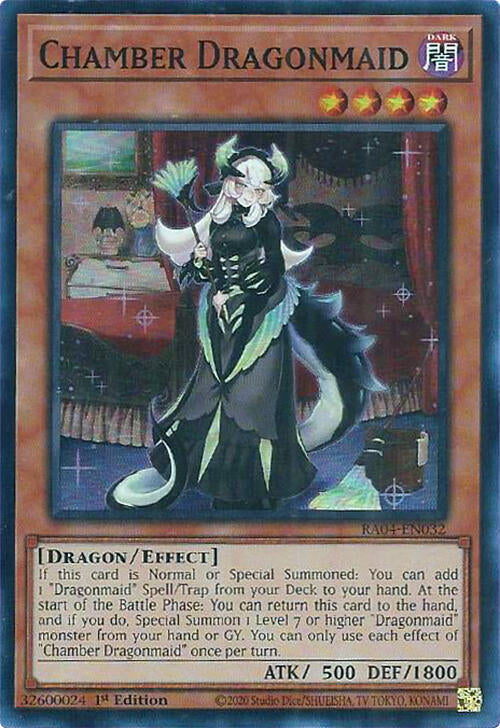 Chamber Dragonmaid [RA04-EN032] Super Rare | Chromatic Games