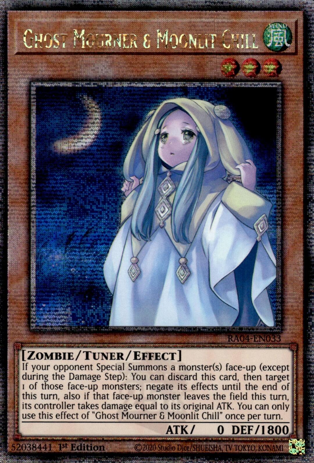Ghost Mourner & Moonlit Chill [RA04-EN033] Quarter Century Secret Rare | Chromatic Games