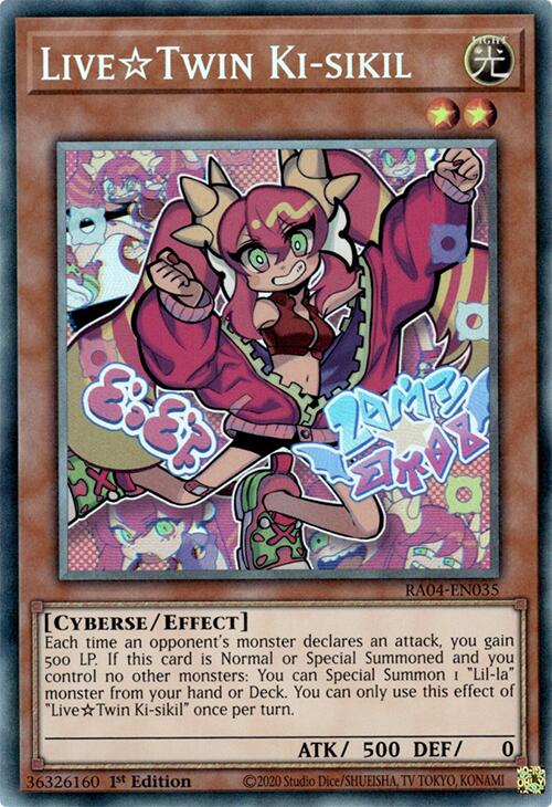LiveTwin Ki-sikil [RA04-EN035] Prismatic Collector's Rare | Chromatic Games