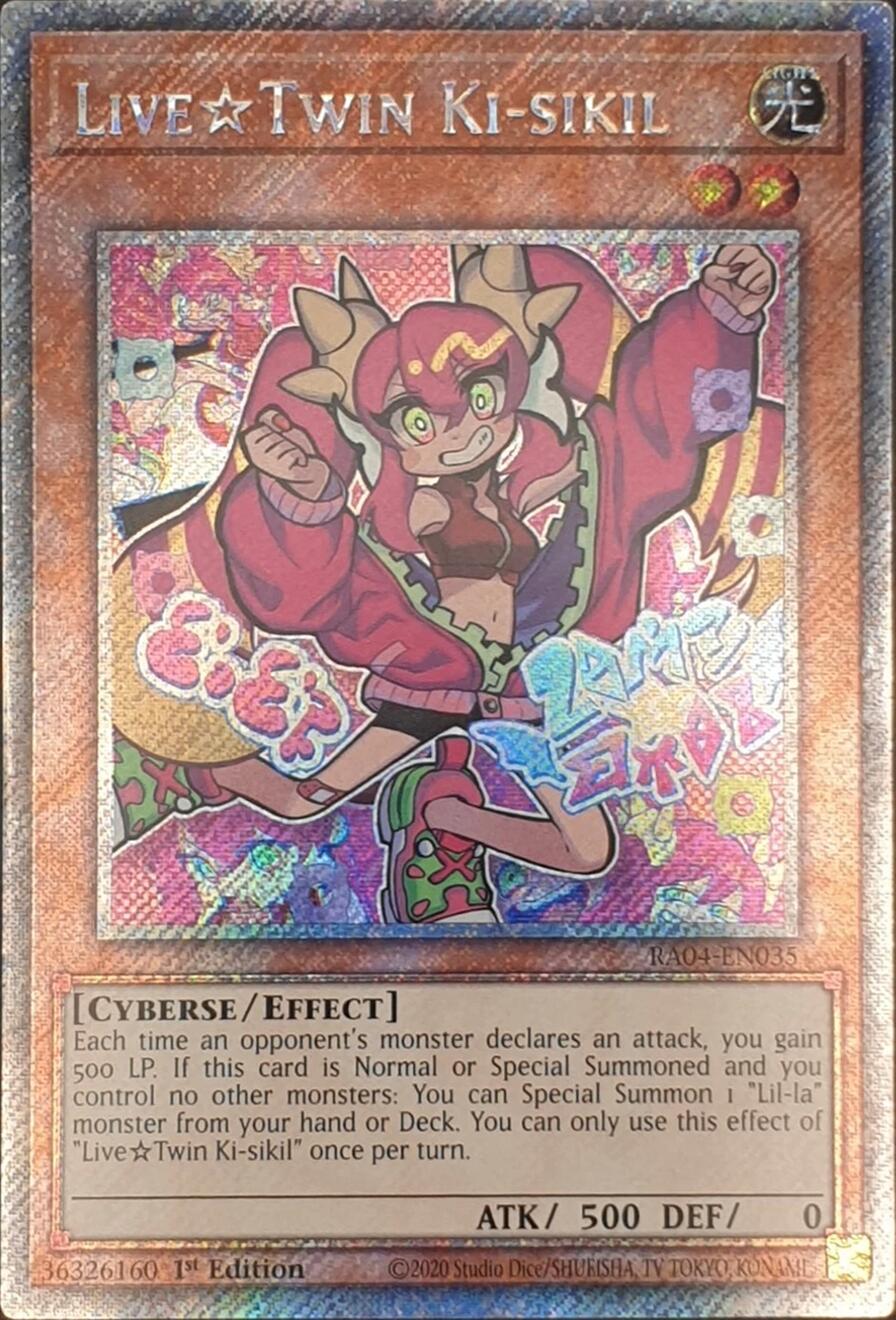 LiveTwin Ki-sikil [RA04-EN035] Platinum Secret Rare | Chromatic Games