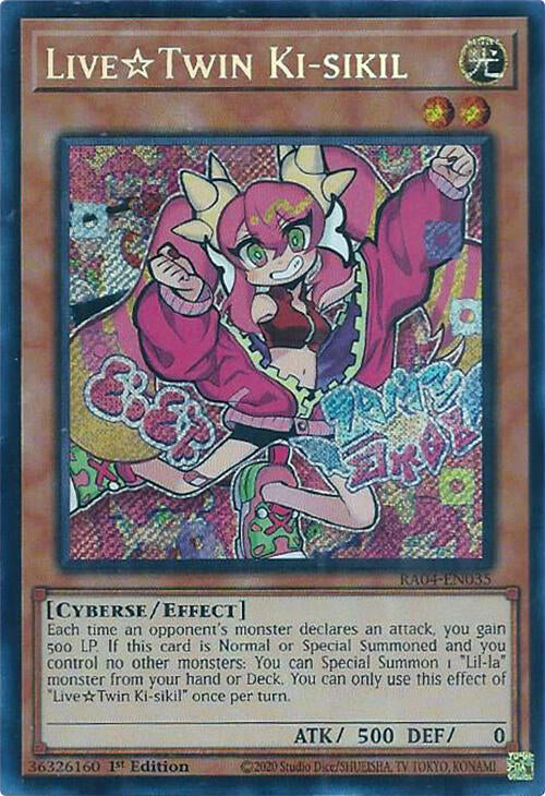 LiveTwin Ki-sikil [RA04-EN035] Secret Rare | Chromatic Games
