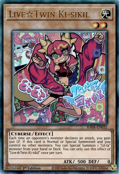 LiveTwin Ki-sikil [RA04-EN035] Prismatic Ultimate Rare | Chromatic Games