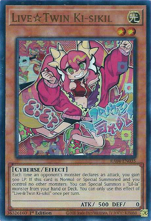 LiveTwin Ki-sikil [RA04-EN035] Ultra Rare | Chromatic Games