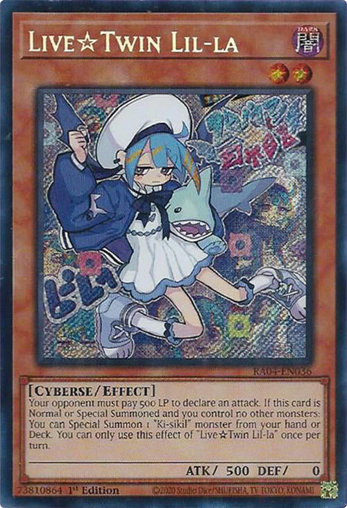 LiveTwin Lil-la [RA04-EN036] Secret Rare | Chromatic Games