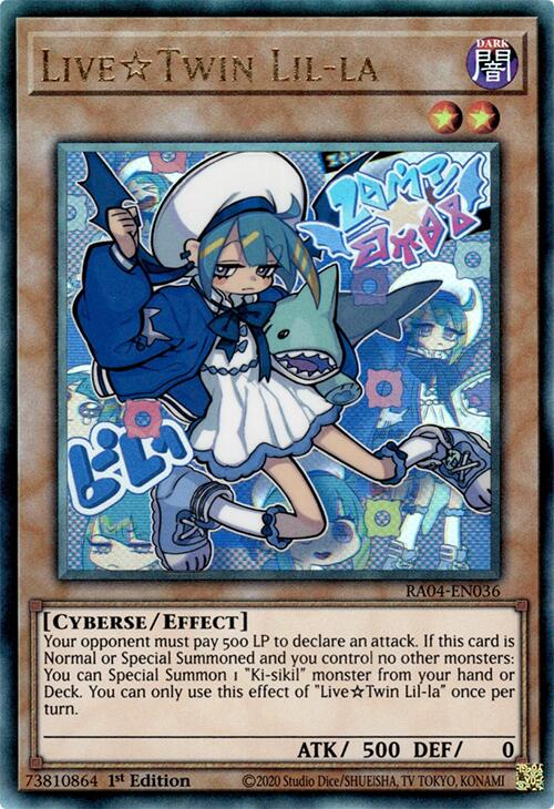 LiveTwin Lil-la [RA04-EN036] Prismatic Ultimate Rare | Chromatic Games
