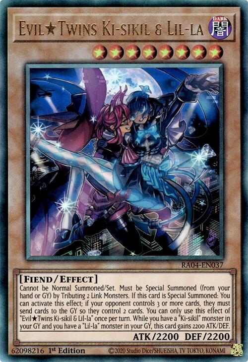 EvilTwins Ki-sikil & Lil-la [RA04-EN037] Prismatic Ultimate Rare | Chromatic Games