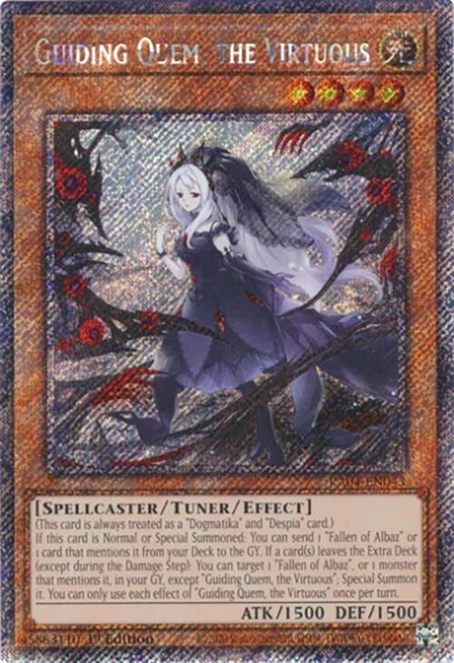 Guiding Quem, the Virtuous [RA04-EN043] Platinum Secret Rare | Chromatic Games