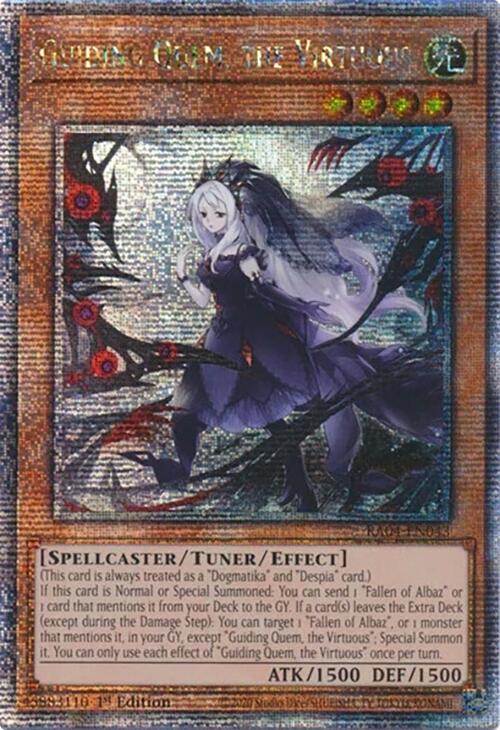 Guiding Quem, the Virtuous [RA04-EN043] Quarter Century Secret Rare | Chromatic Games