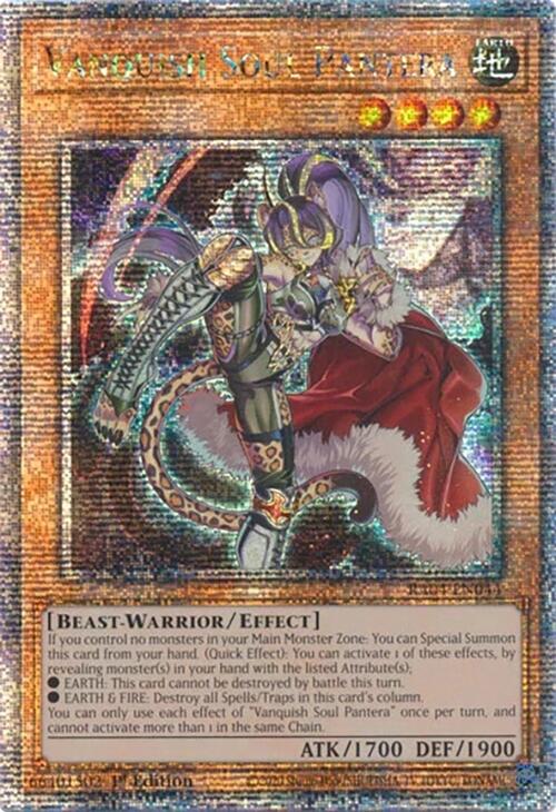 Vanquish Soul Pantera [RA04-EN044] Quarter Century Secret Rare | Chromatic Games