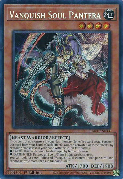 Vanquish Soul Pantera [RA04-EN044] Secret Rare | Chromatic Games