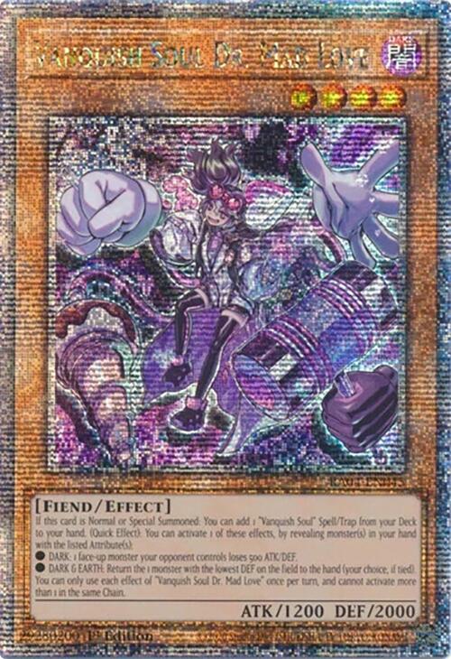 Vanquish Soul Dr. Mad Love [RA04-EN045] Quarter Century Secret Rare | Chromatic Games