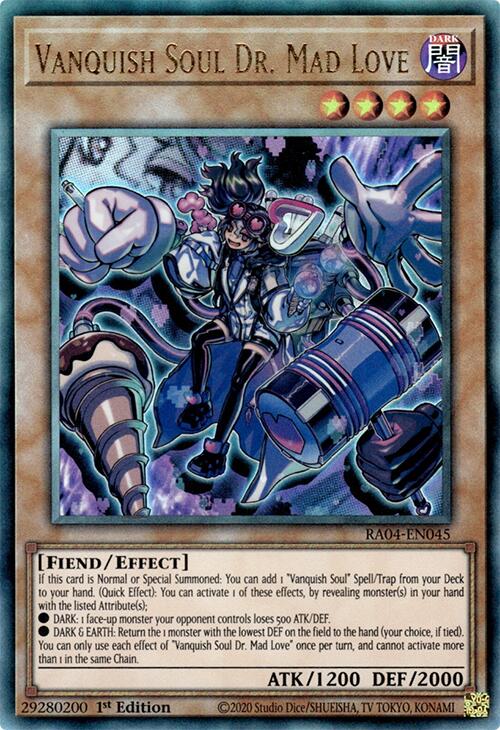 Vanquish Soul Dr. Mad Love [RA04-EN045] Prismatic Ultimate Rare | Chromatic Games