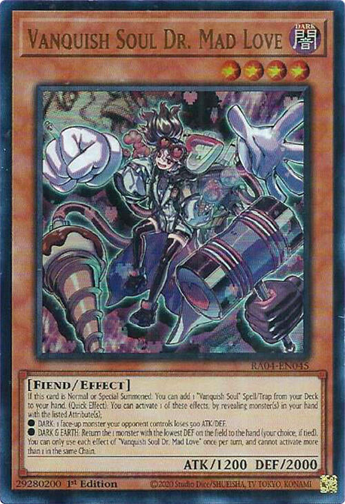Vanquish Soul Dr. Mad Love [RA04-EN045] Ultra Rare | Chromatic Games
