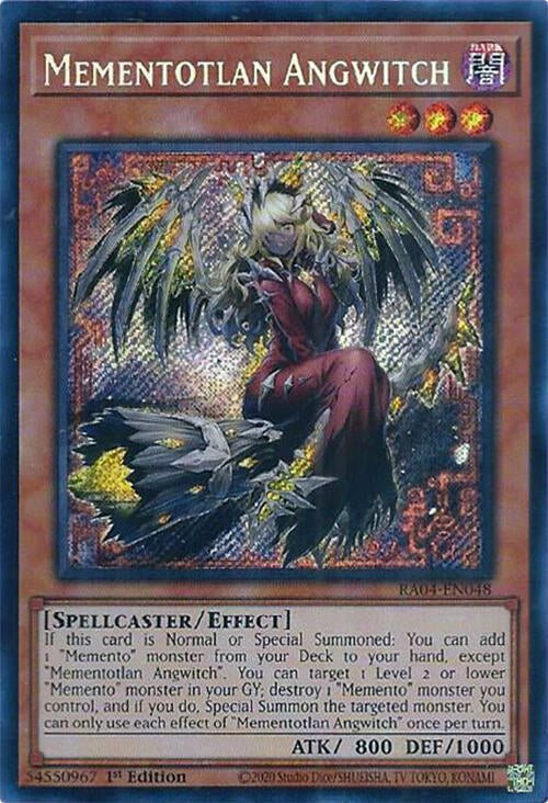 Mementotlan Angwitch [RA04-EN048] Secret Rare | Chromatic Games