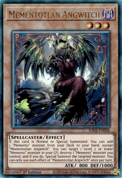 Mementotlan Angwitch [RA04-EN048] Prismatic Ultimate Rare | Chromatic Games