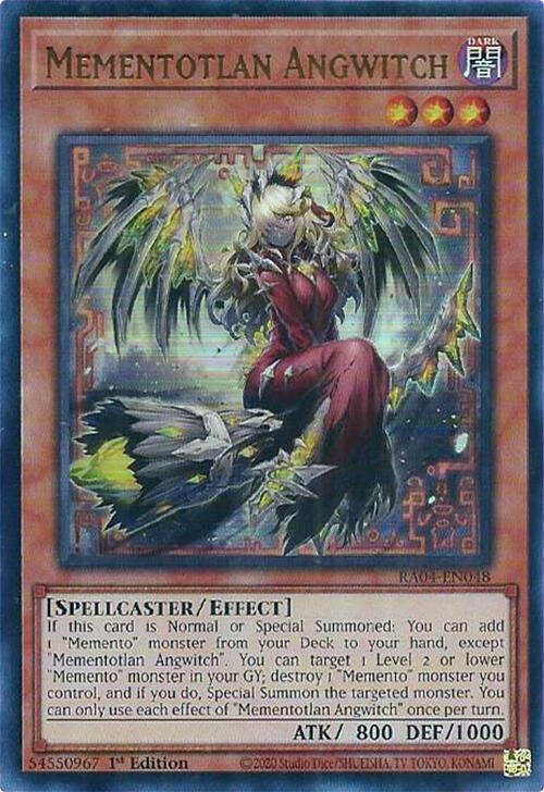 Mementotlan Angwitch [RA04-EN048] Ultra Rare | Chromatic Games