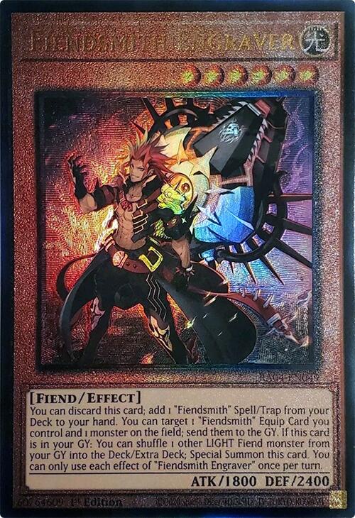 Fiendsmith Engraver [RA04-EN049] Prismatic Ultimate Rare | Chromatic Games
