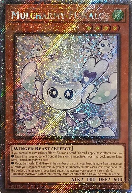 Mulcharmy Fuwalos [RA04-EN050] Platinum Secret Rare | Chromatic Games
