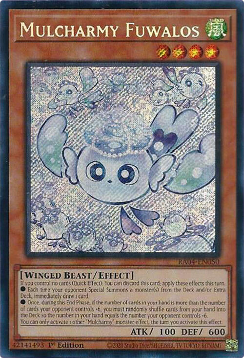 Mulcharmy Fuwalos [RA04-EN050] Secret Rare | Chromatic Games