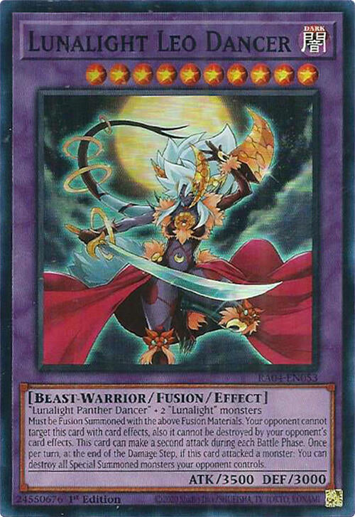 Lunalight Leo Dancer [RA04-EN053] Super Rare | Chromatic Games