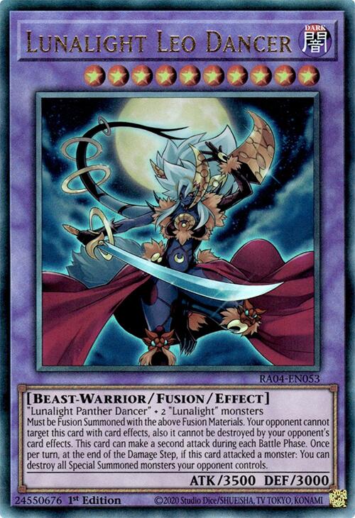 Lunalight Leo Dancer [RA04-EN053] Prismatic Ultimate Rare | Chromatic Games
