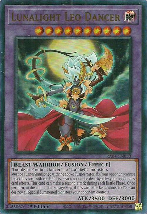 Lunalight Leo Dancer [RA04-EN053] Ultra Rare | Chromatic Games