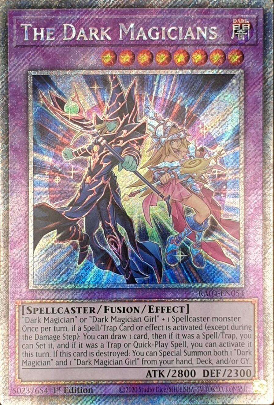 The Dark Magicians [RA04-EN054] Platinum Secret Rare | Chromatic Games