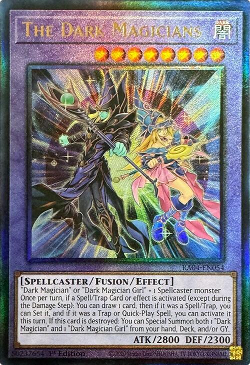 The Dark Magicians [RA04-EN054] Prismatic Ultimate Rare | Chromatic Games
