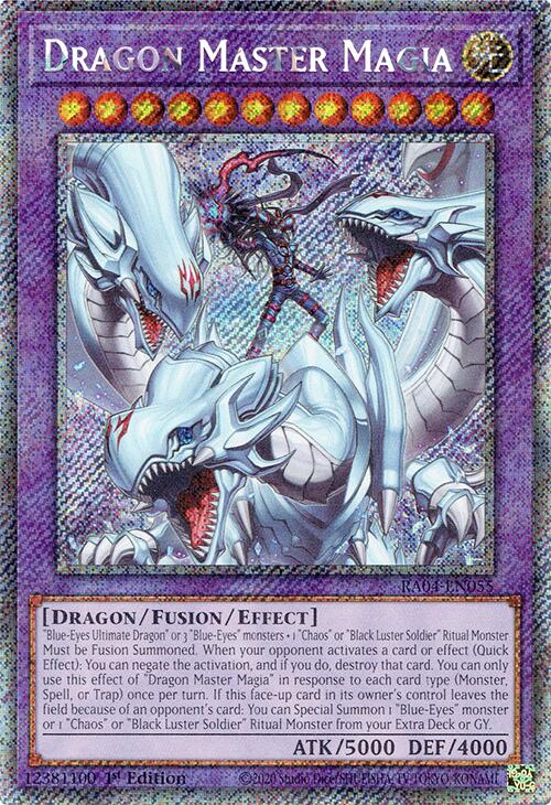 Dragon Master Magia [RA04-EN055] Platinum Secret Rare | Chromatic Games