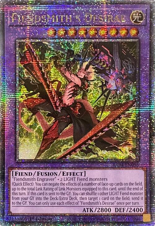 Fiendsmith's Desirae [RA04-EN056] Quarter Century Secret Rare | Chromatic Games
