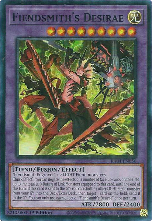 Fiendsmith's Desirae [RA04-EN056] Super Rare | Chromatic Games