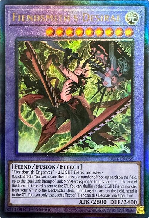 Fiendsmith's Desirae [RA04-EN056] Prismatic Ultimate Rare | Chromatic Games