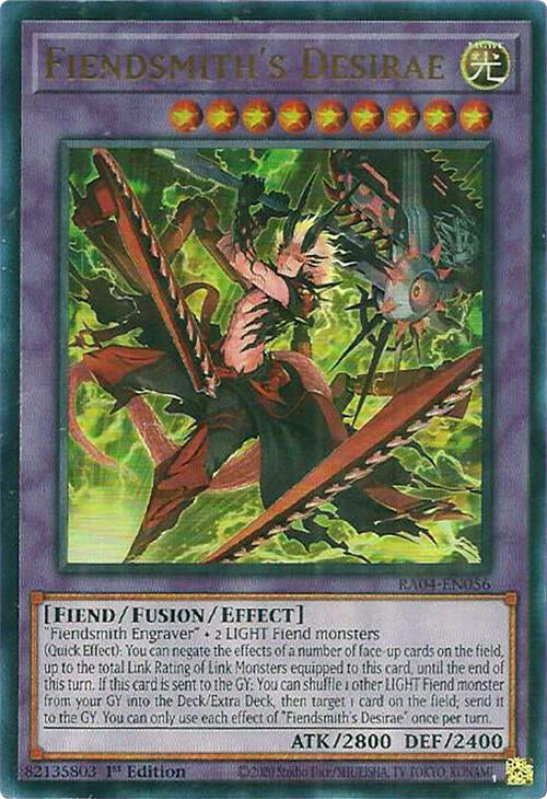 Fiendsmith's Desirae [RA04-EN056] Ultra Rare | Chromatic Games