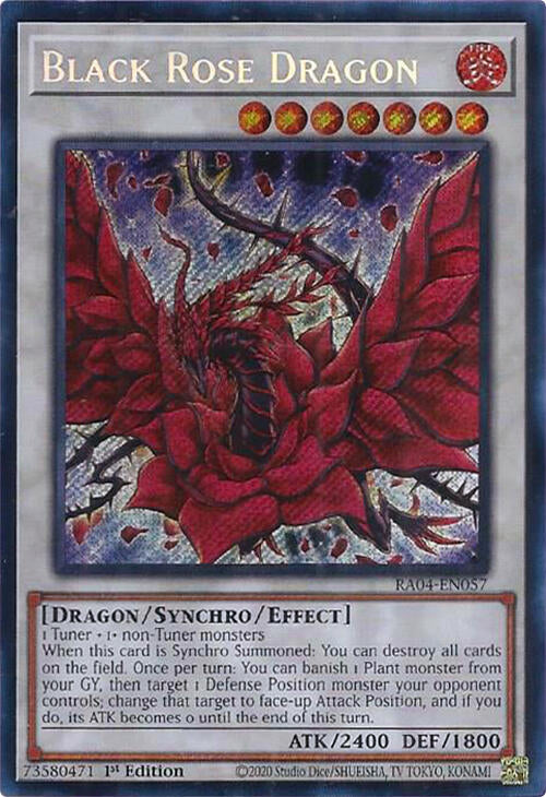 Black Rose Dragon [RA04-EN057] Secret Rare | Chromatic Games