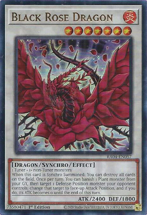 Black Rose Dragon [RA04-EN057] Ultra Rare | Chromatic Games