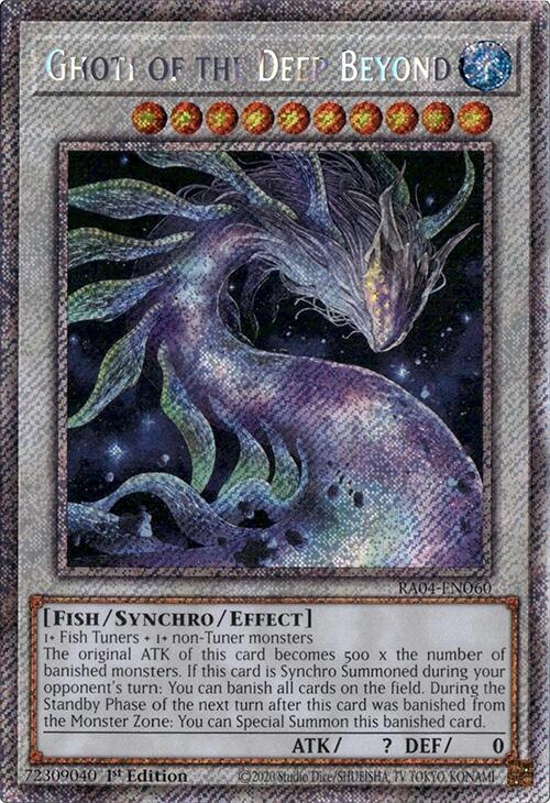 Ghoti of the Deep Beyond [RA04-EN060] Platinum Secret Rare | Chromatic Games