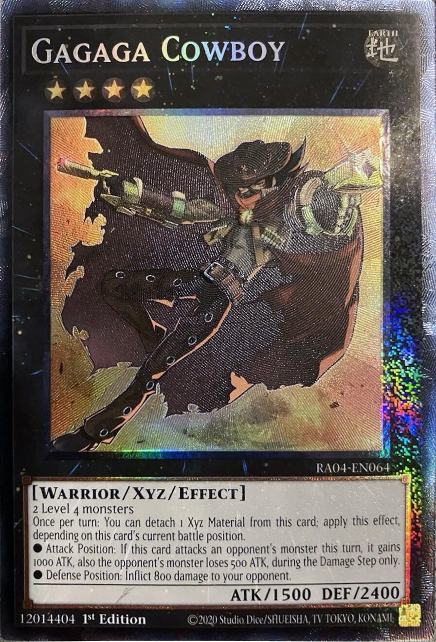 Gagaga Cowboy [RA04-EN064] Prismatic Collector's Rare | Chromatic Games