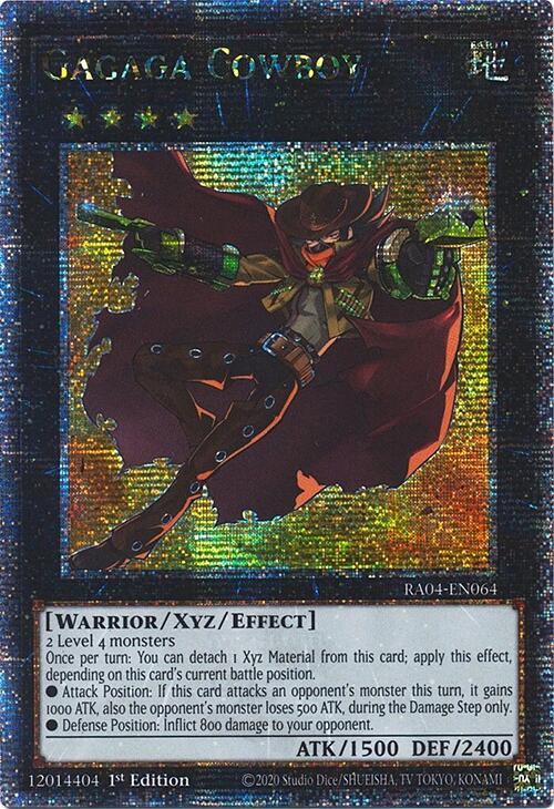 Gagaga Cowboy [RA04-EN064] Quarter Century Secret Rare | Chromatic Games