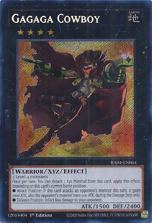 Gagaga Cowboy [RA04-EN064] Secret Rare | Chromatic Games